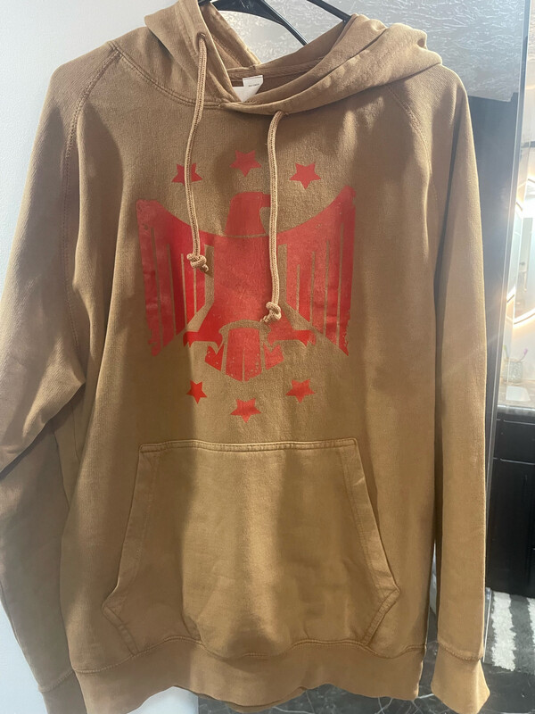 Patriotic Eagle Vintage Wash Hoodie