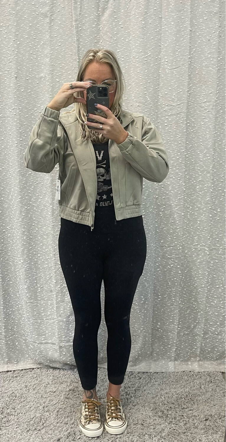 Mock Neck Active Jacket