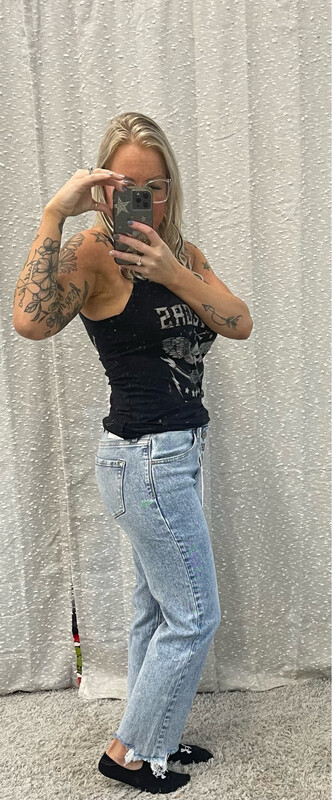 Acid Wash Kancan Jeans
