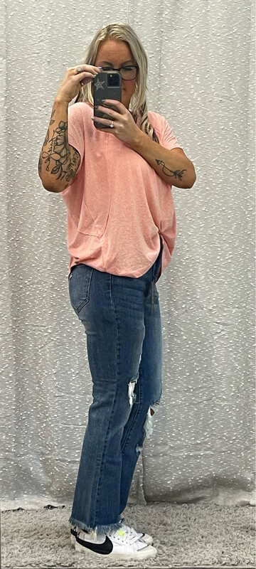 Short Sleeve Coral Tee