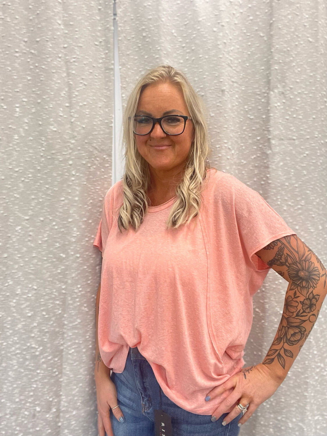 Short Sleeve Coral Tee