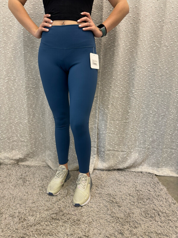 Teal Y Leggings