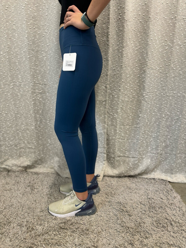Teal Y Leggings