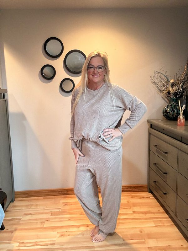 Blumin Taupe Joggers