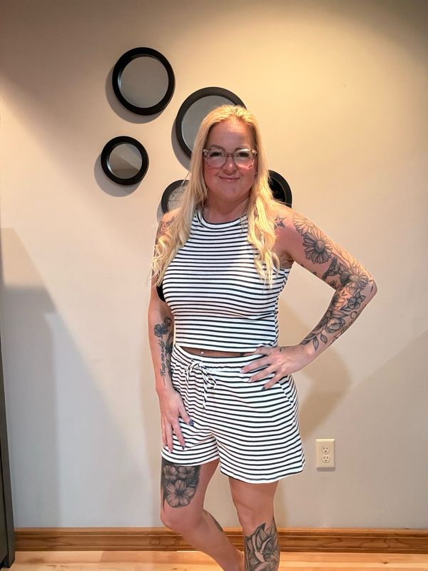 Jasmine Stripe Shorts