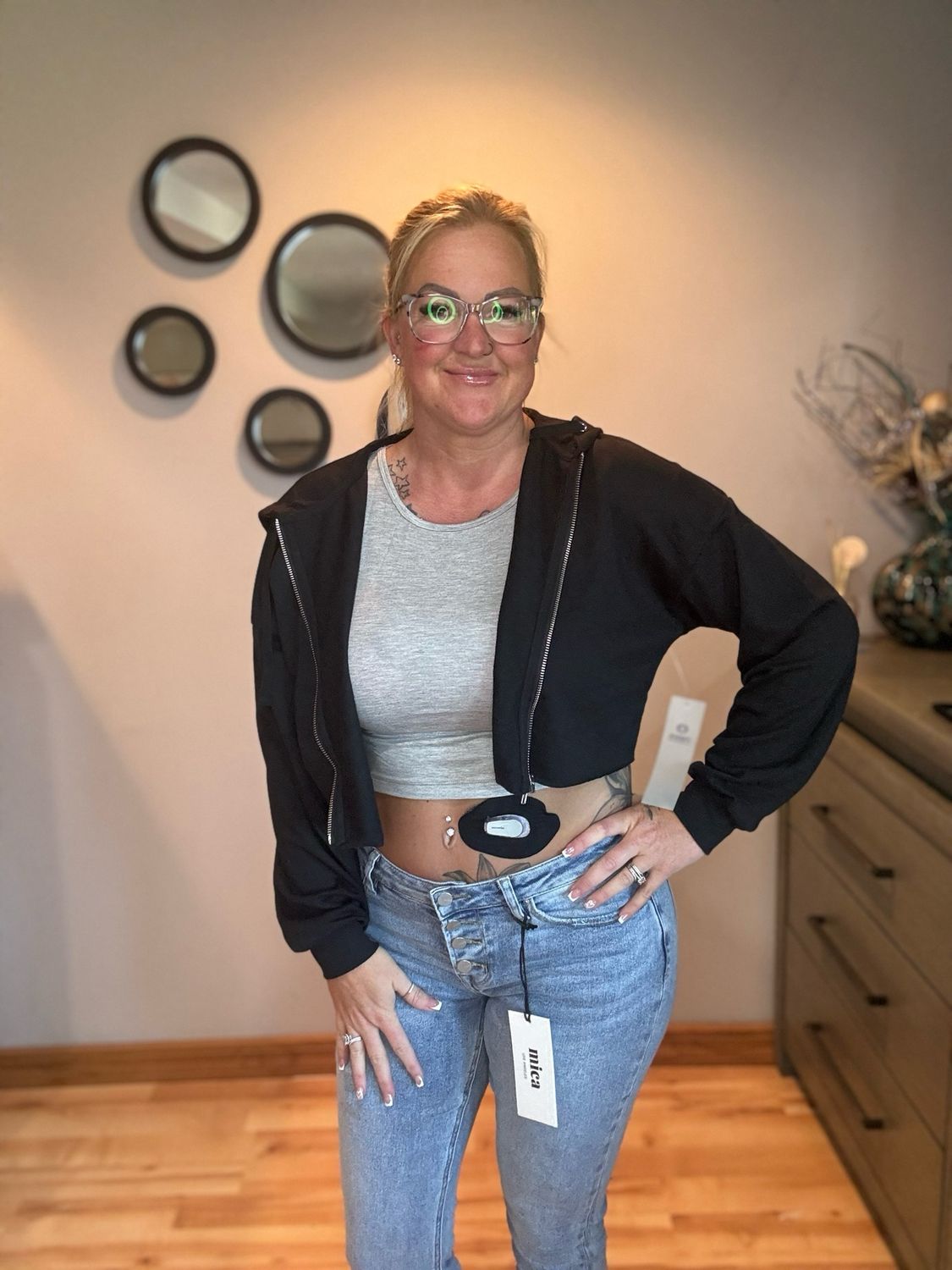 Crop Hoodie Jacket