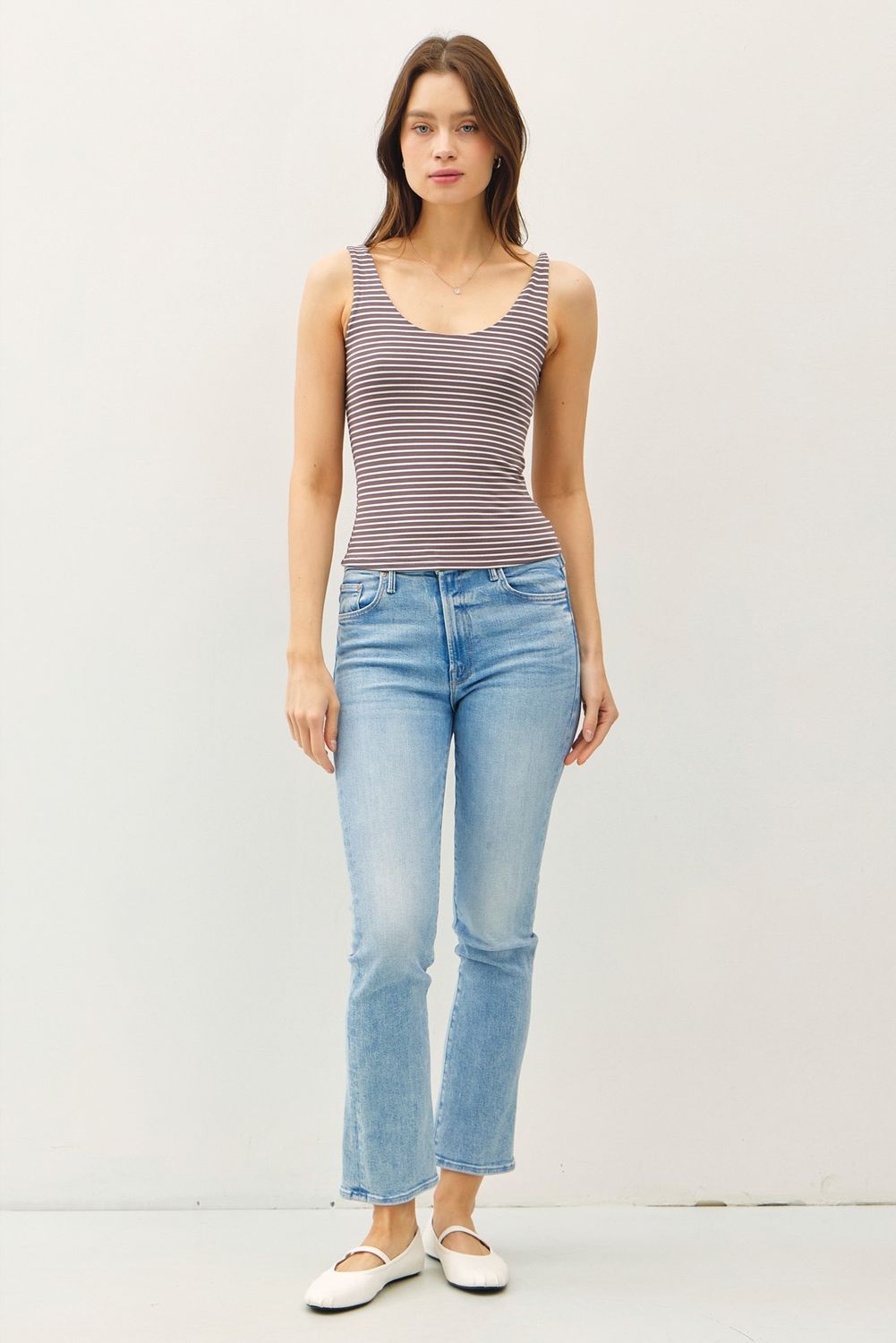 Stripped Knit Tank