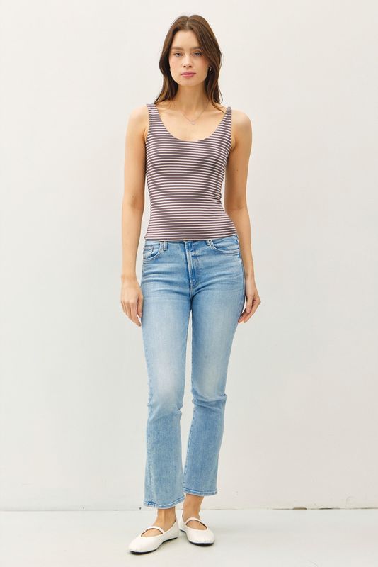 Stripped Knit Tank