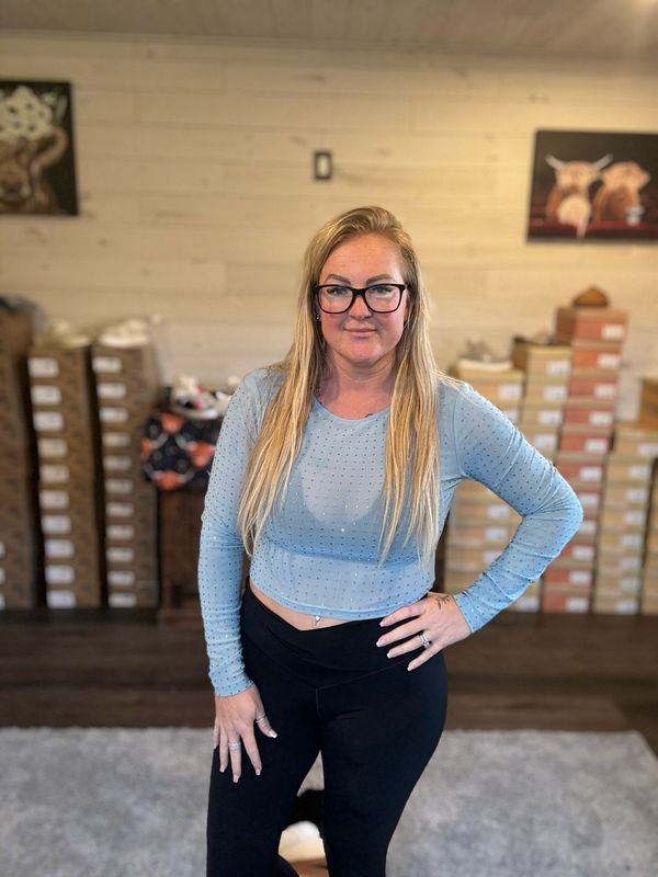 Krysten Mesh Top
