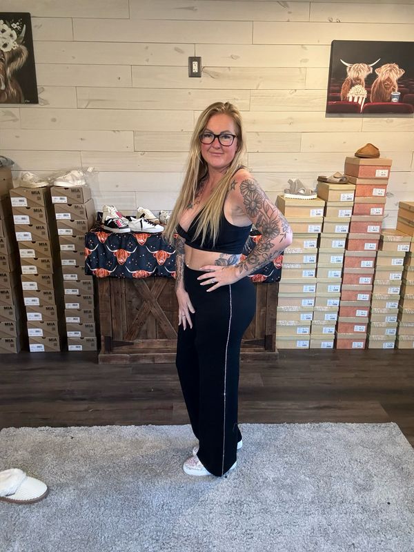 Sweater Rhinestone Bottoms