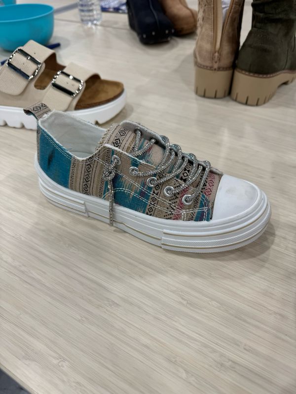 Very G Sparkle Lace Turquoise