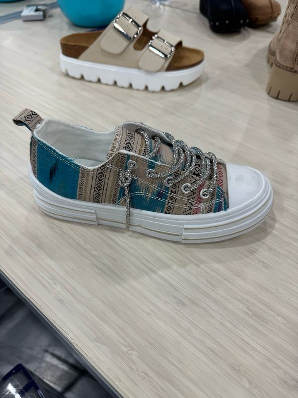 Very G Sparkle Lace Turquoise