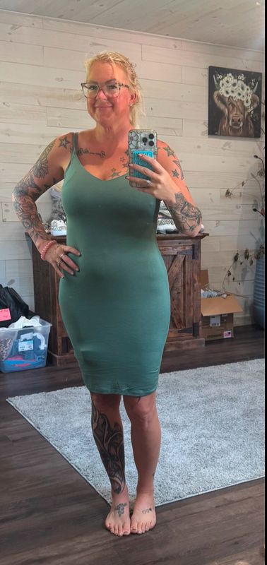 Olive Midi Dress