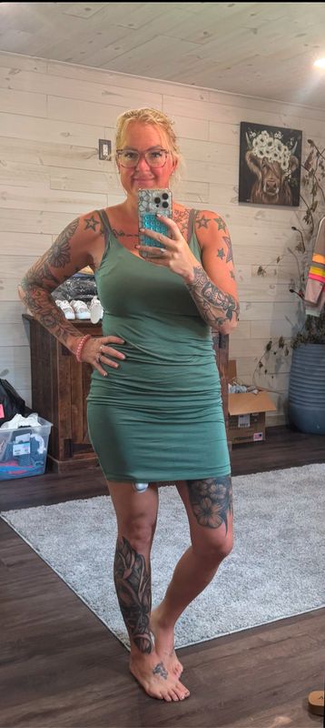 Olive Midi Dress