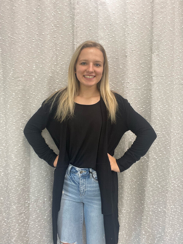 Black Open Front Hooded Cardigan