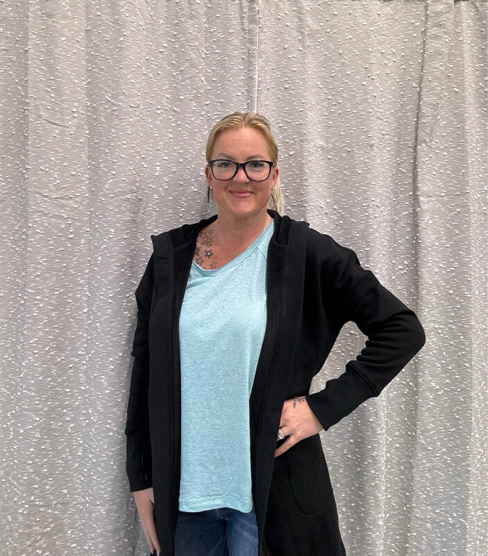 Mono B Black Cardigan