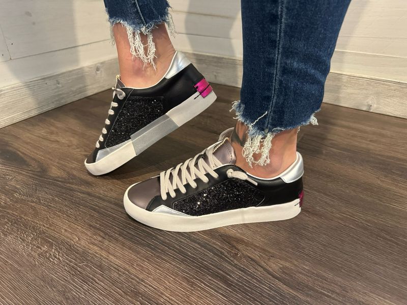 Ruby Sneakers Black Glitter