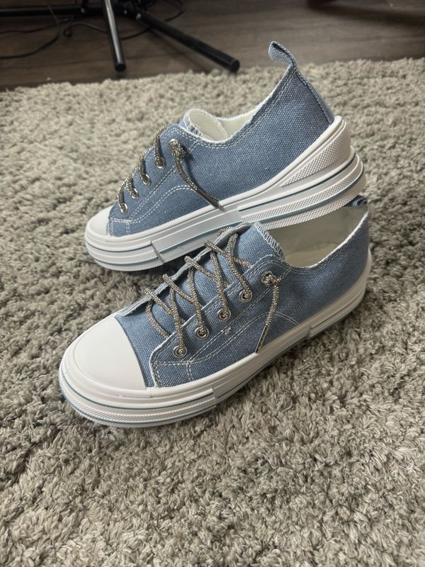 Blue Sparkle Aman Sneaker