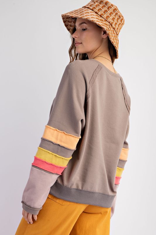 Mocha Hoodie Top