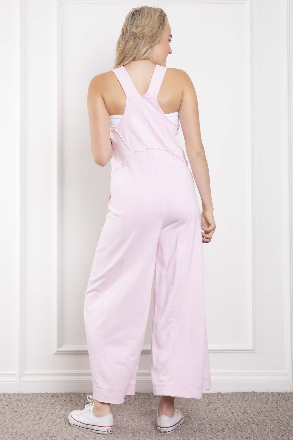 Sleeveless Jumpsuit Light Pink