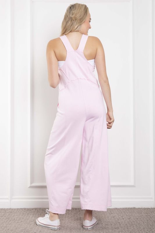 Sleeveless Jumpsuit Light Pink