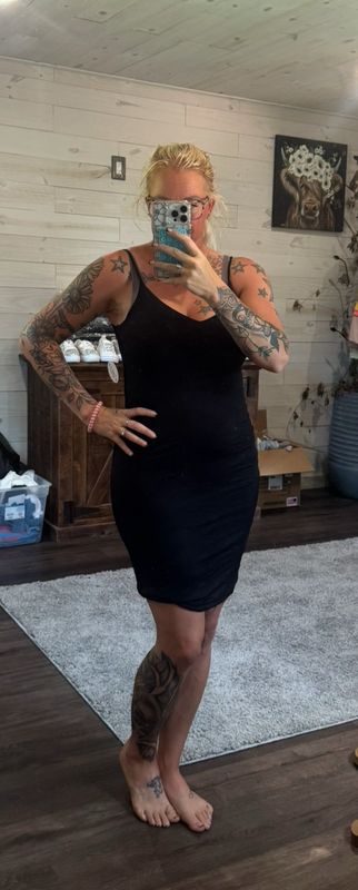 Black Midi Dress