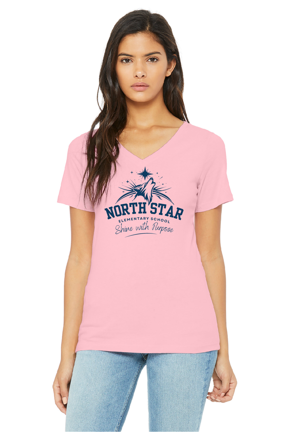 Women's V-neck Short Sleeve