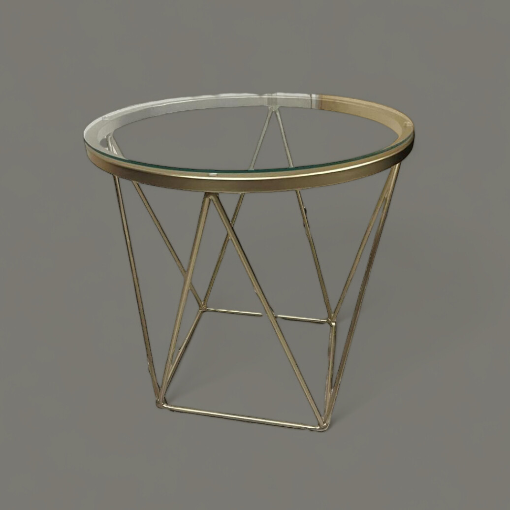 Mesa de centro circular (diamante)