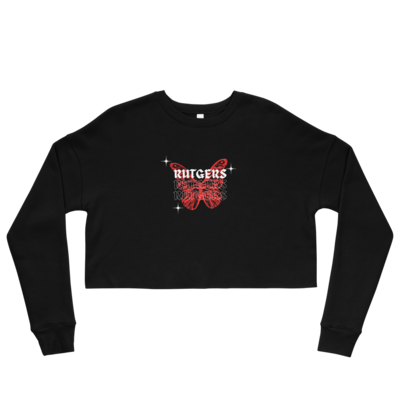 Butterfly Women&#39;s Crop Sweatshirt