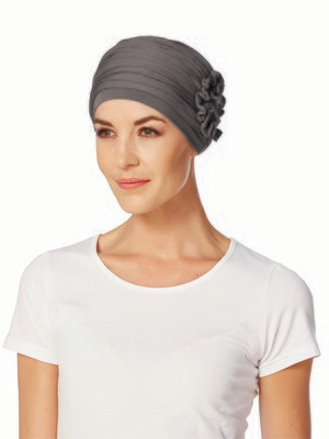 Lotus Turban - Grey Brown