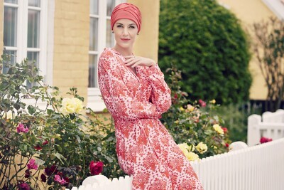 B.B. Becca Turban - Rasberry Red