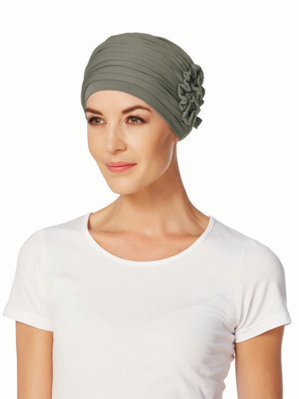 Lotus Turban - Brown Green