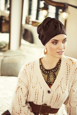 Sapphire Boho Printed Turban Set - Mole