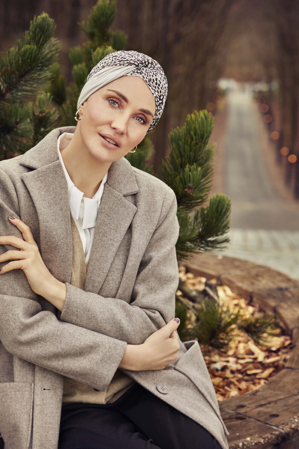 Shakti Printed Turban - Autumn Illusions