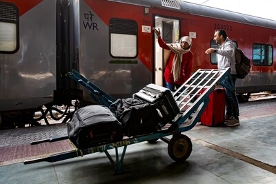 Deux hommes et un chariot