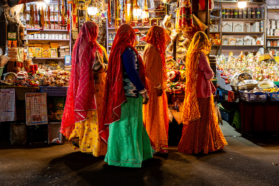 Shopping au temple