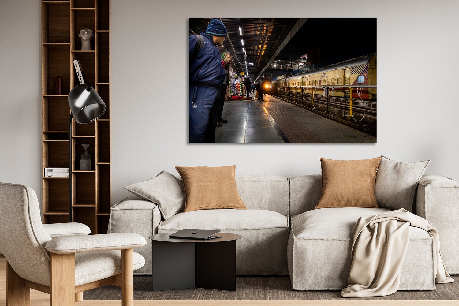 Entrée en gare, Support: Dibond Aluminium