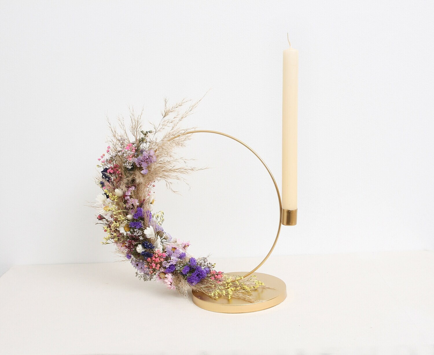 Kerzenständer gold - Serie "Frühlingsgefühle"