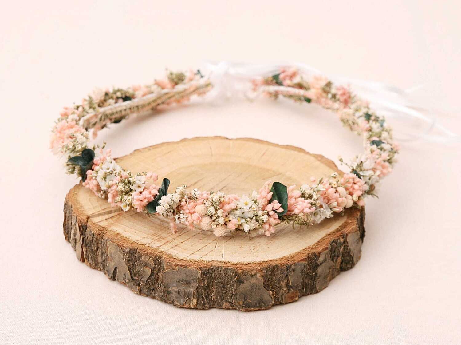 Kopfkranz - Serie "Rosemariechen Peach"