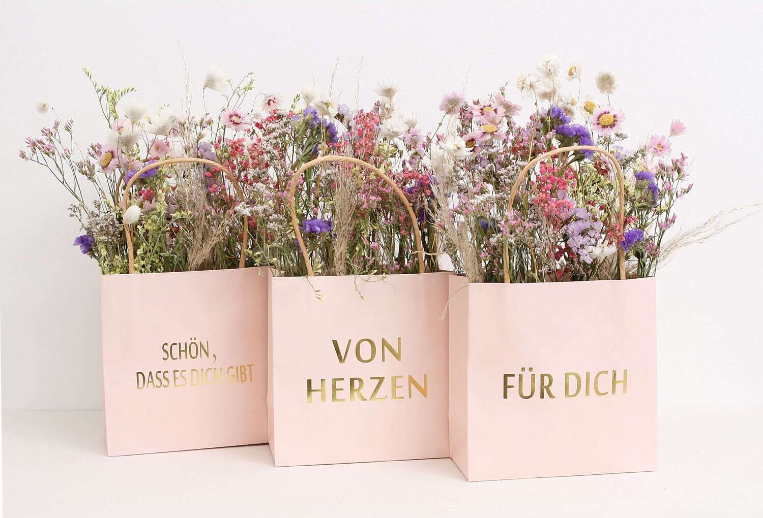 Tasche voll Freude rosa - Serie "Frühlingsgefühle"