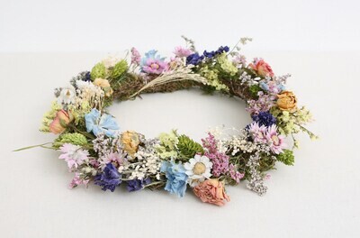 Trockenblumenkranz - Serie Trockenblumenkranz - Serie
