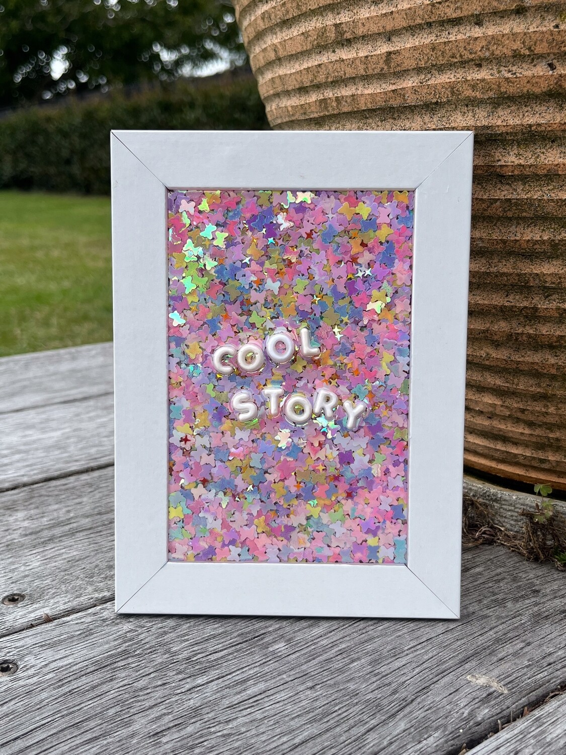 Framed Resin Artwork: Cool Story