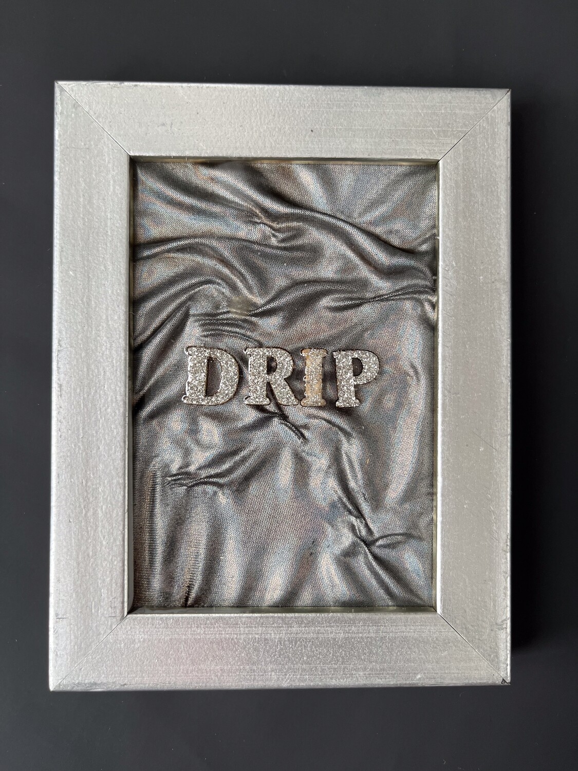 Framed Resin Artwork: Drip