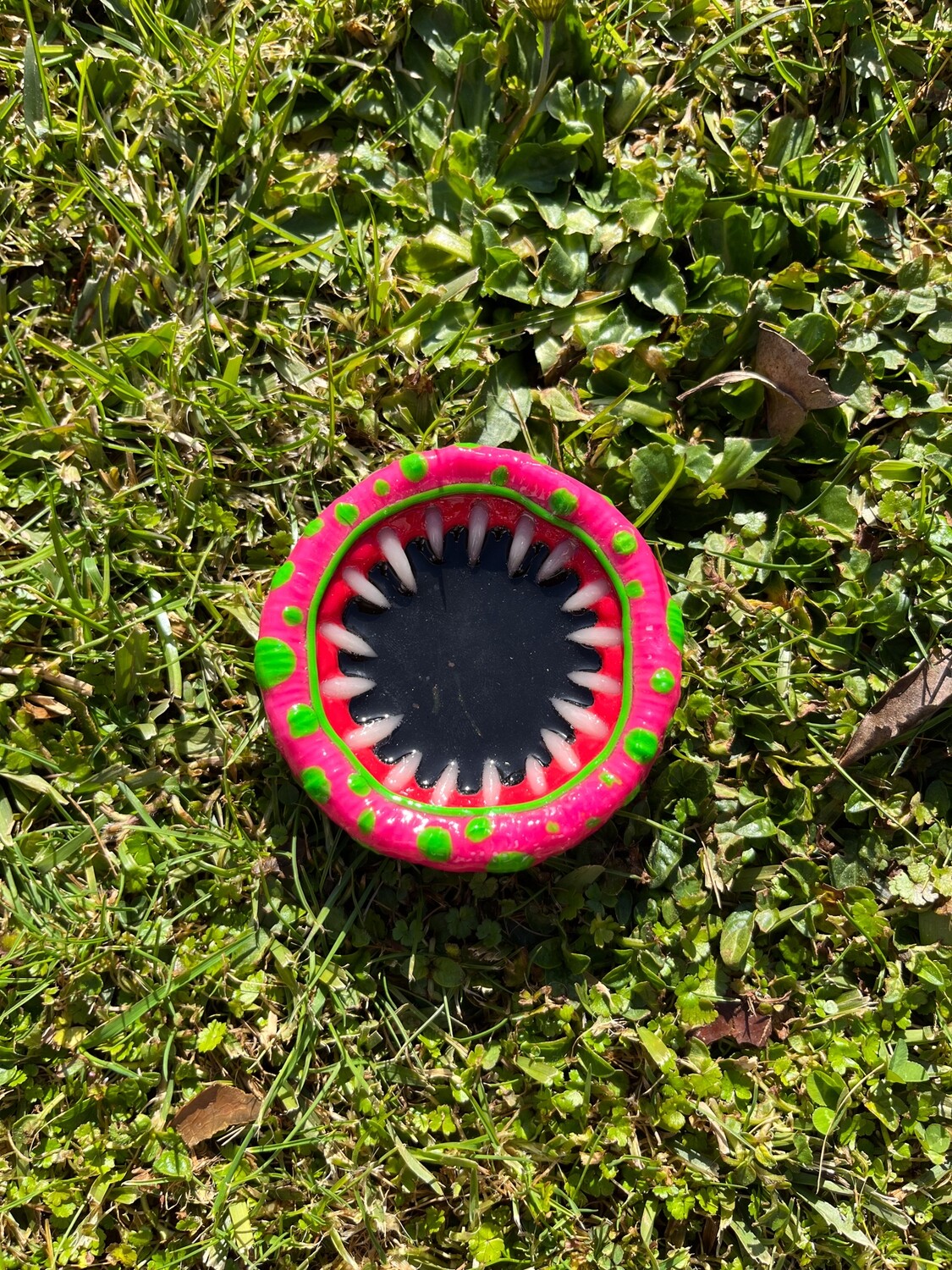 Pink Monster Mouth Bowl