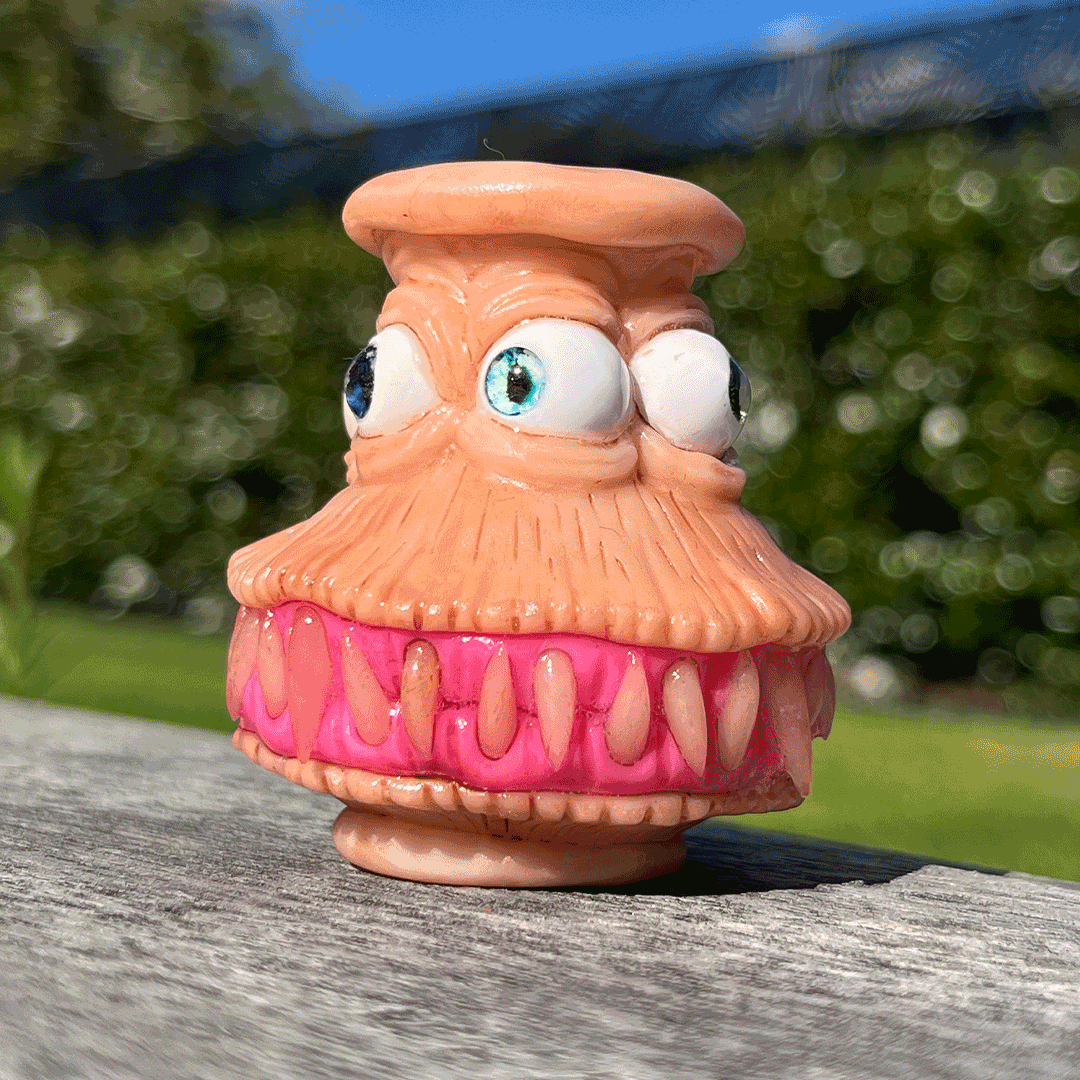 Upcycled Mini Monster Vase
