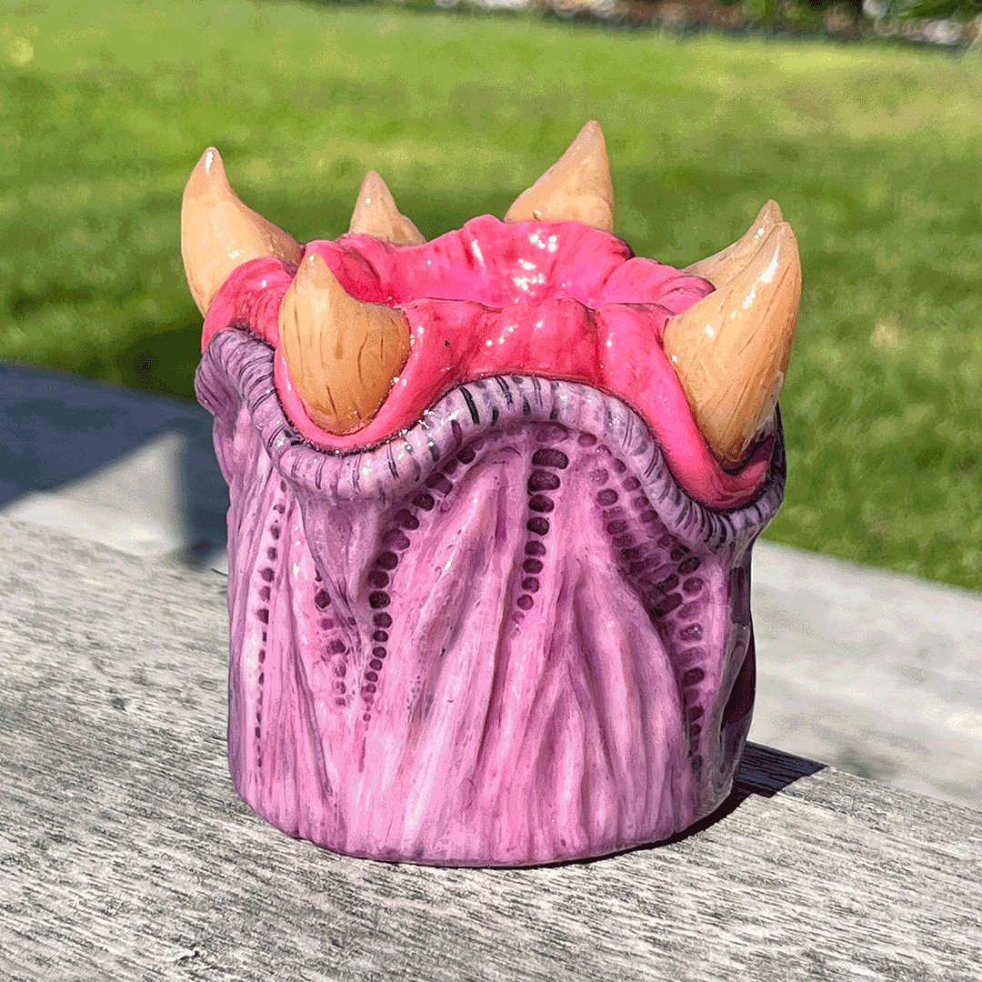 Upcycled Monster Egg Cup