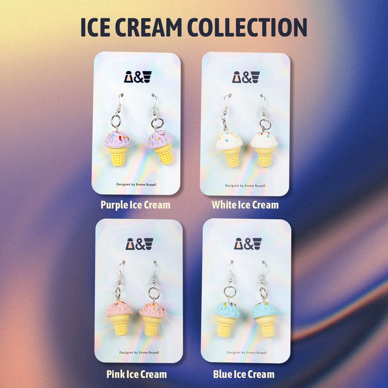 Ice Cream Earrings