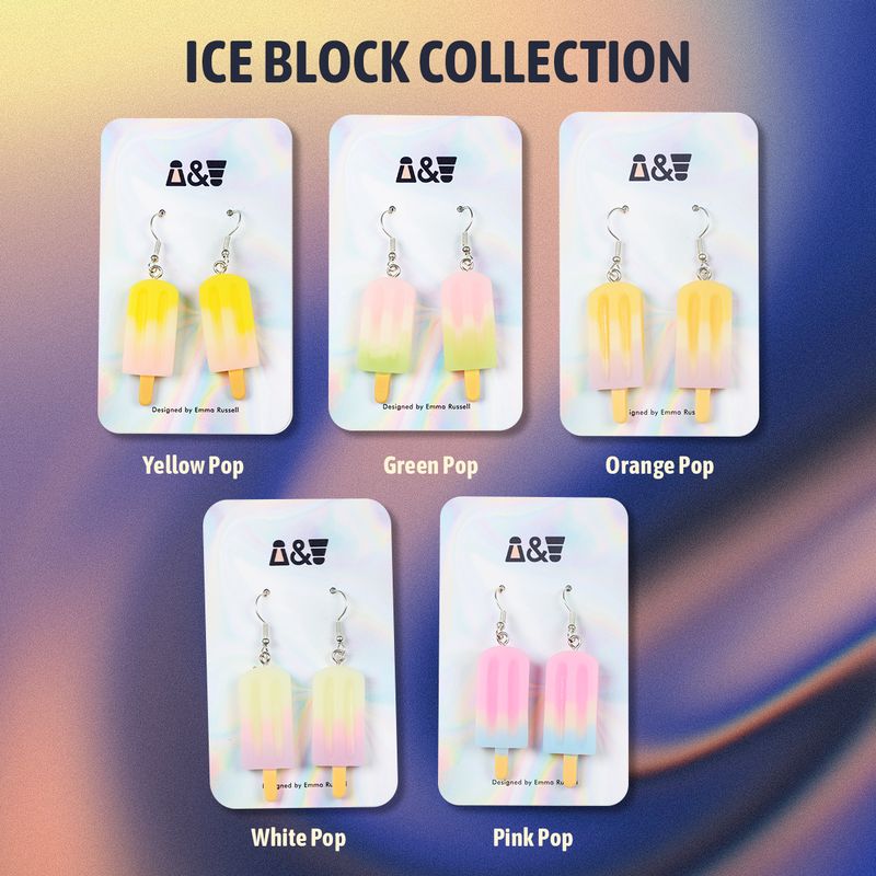 Ice Block Earrings