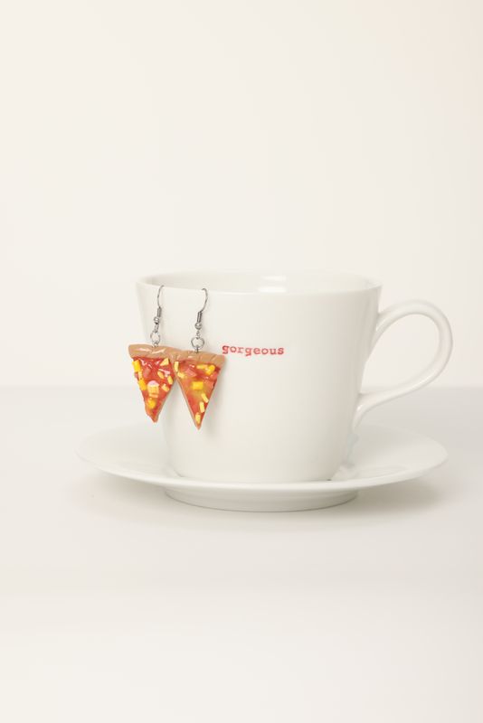 Pizza Earrings