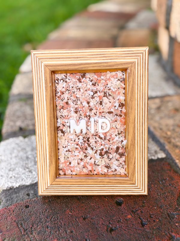 Framed Resin Artwork: Mid